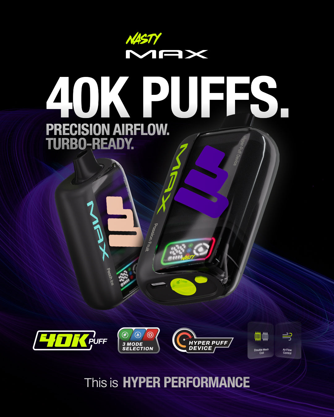 Nasty MAX 40000 Puff Disposable Vape VolcanoVapes Nasty MAX 40000 Puff Disposable Vape VolcanoVapes