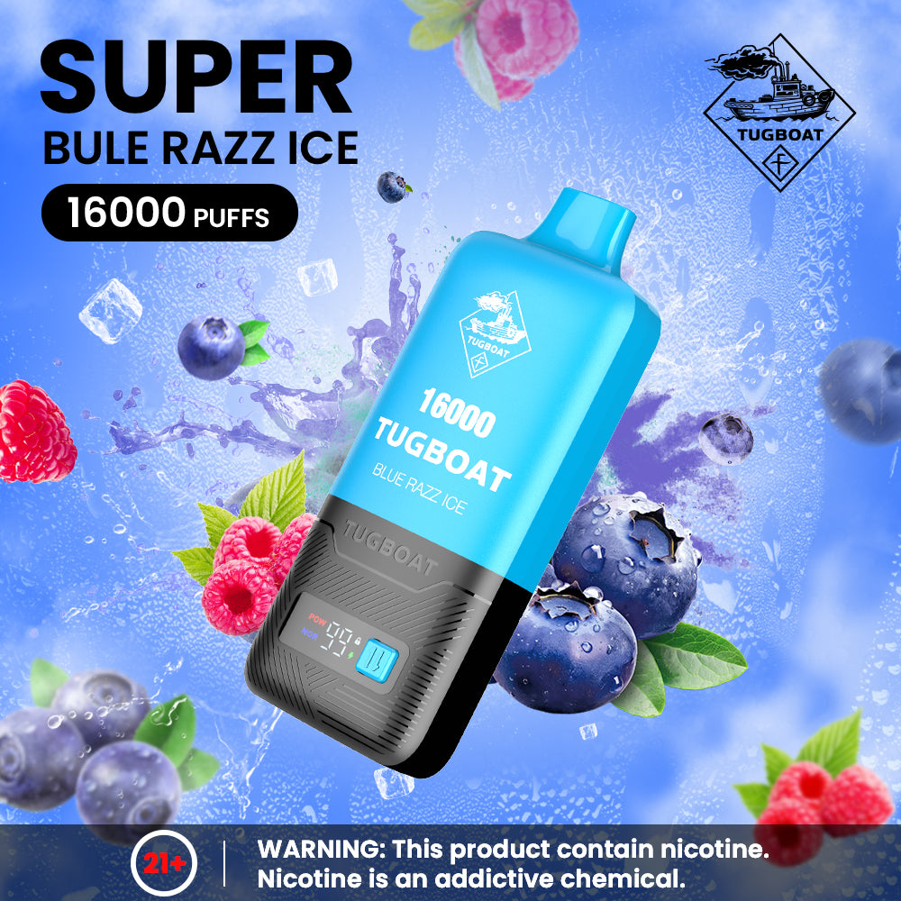 Tugboat 16000 Puff Disposable Pods 50MG - VolcanoVapes