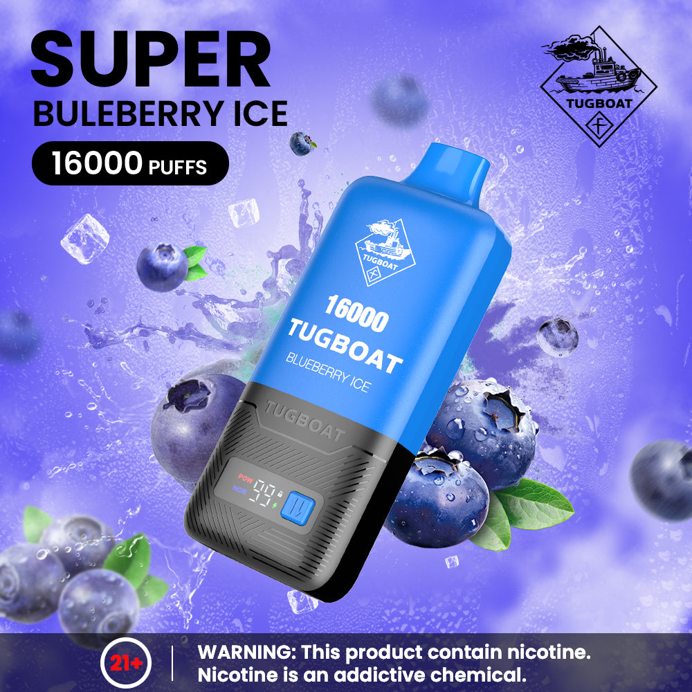 Tugboat 16000 Puff Disposable Pods 50MG - VolcanoVapes