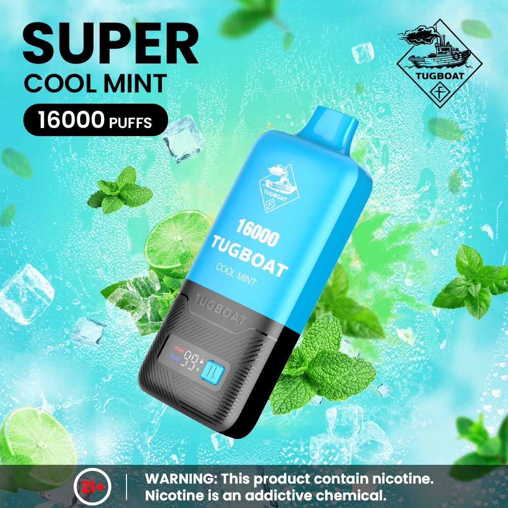 Tugboat 16000 Puff Disposable Pods 50MG - VolcanoVapes