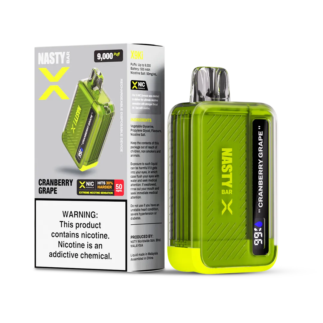 Nasty Bar X9KI 9000 Puffs (X series) Disposable - VolcanoVapes