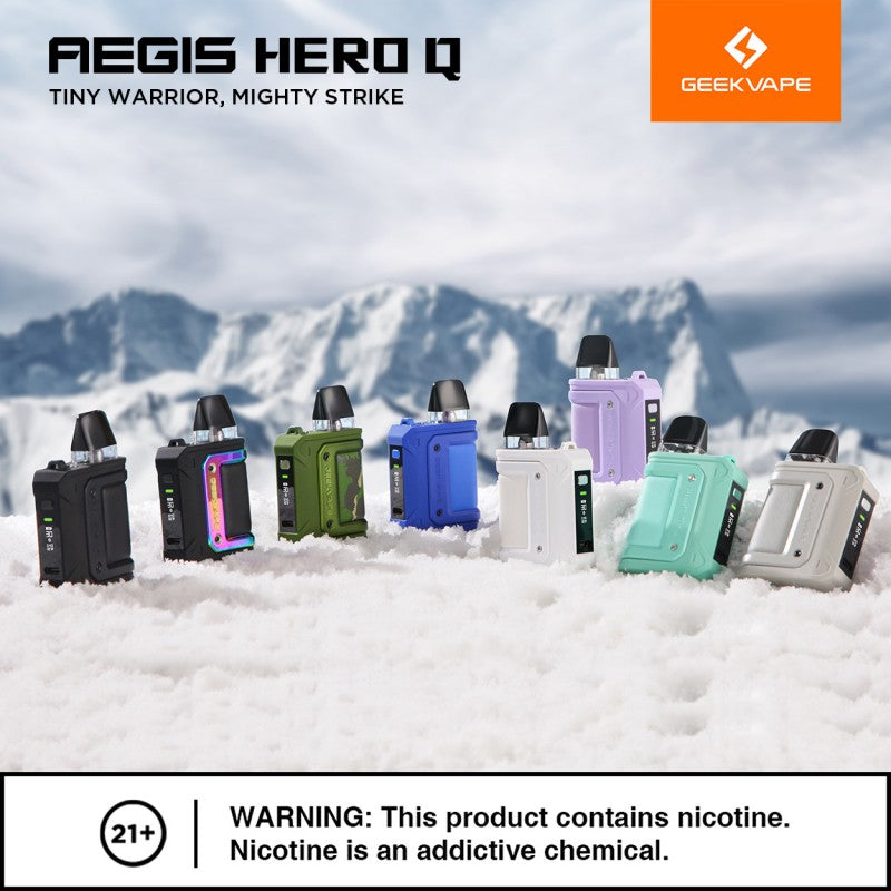 Geekvape Aegis Hero Q Pod System VolcanoVapes Geekvape Aegis Hero Q Pod System VolcanoVapes