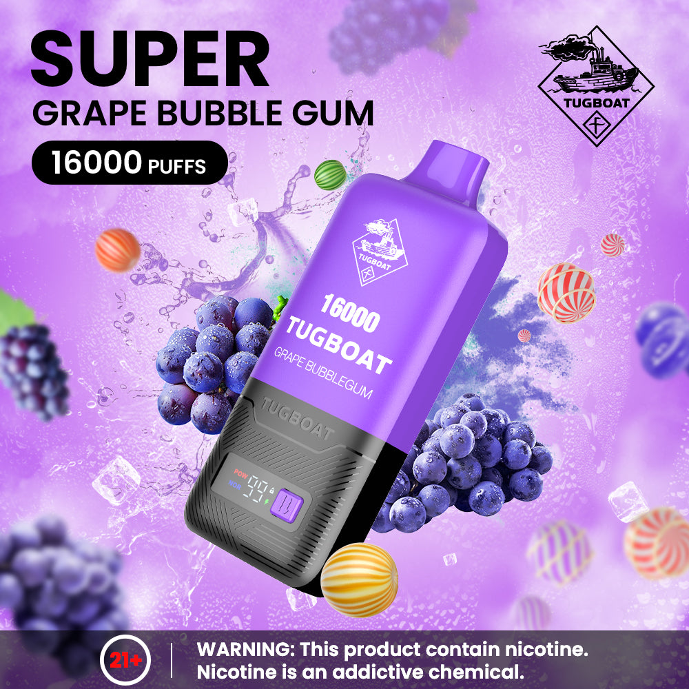 Tugboat 16000 Puff Disposable Pods 50MG - VolcanoVapes
