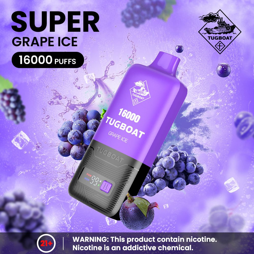 Tugboat 16000 Puff Disposable Pods 50MG - VolcanoVapes