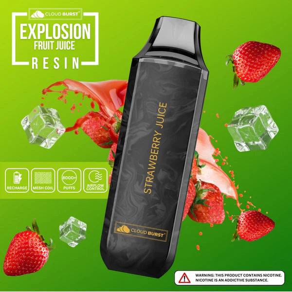 Cloudburst 8000 Puffs 2%/ 5% - VolcanoVapes