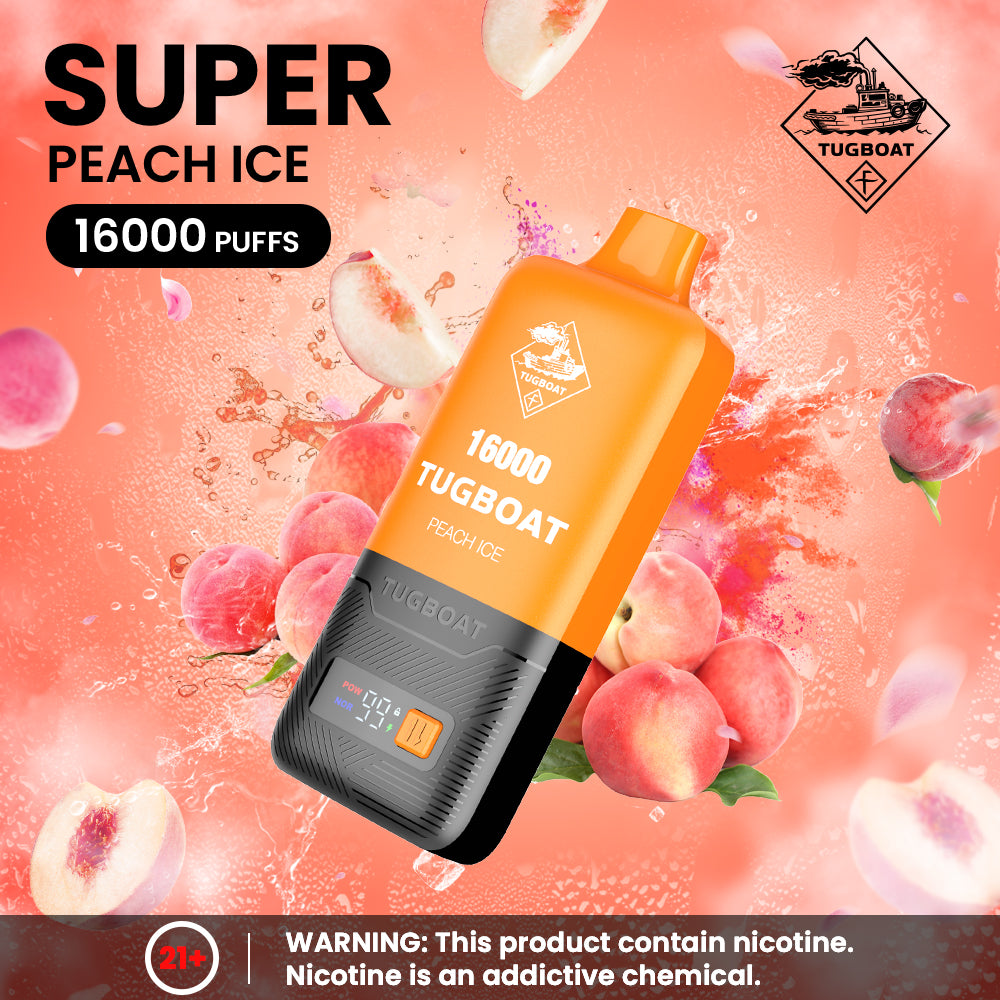 Tugboat 16000 Puff Disposable Pods 50MG - VolcanoVapes