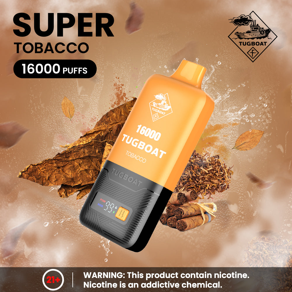 Tugboat 16000 Puff Disposable Pods 50MG - VolcanoVapes