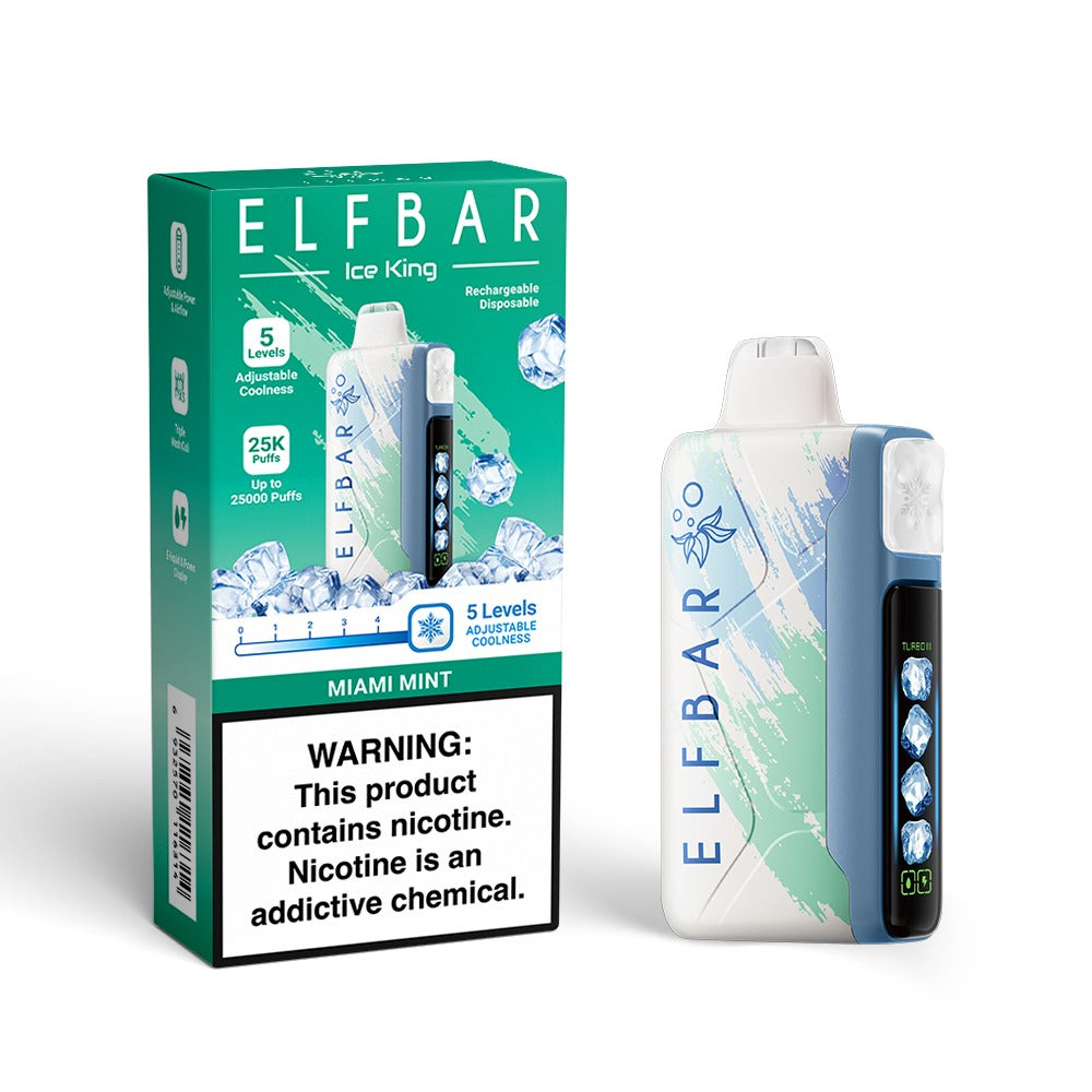 Elfbar Ice King 25000 Puff Disposable Vape 5% VolcanoVapes Elfbar Ice King 25000 Puff Disposable Vape 5% VolcanoVapes