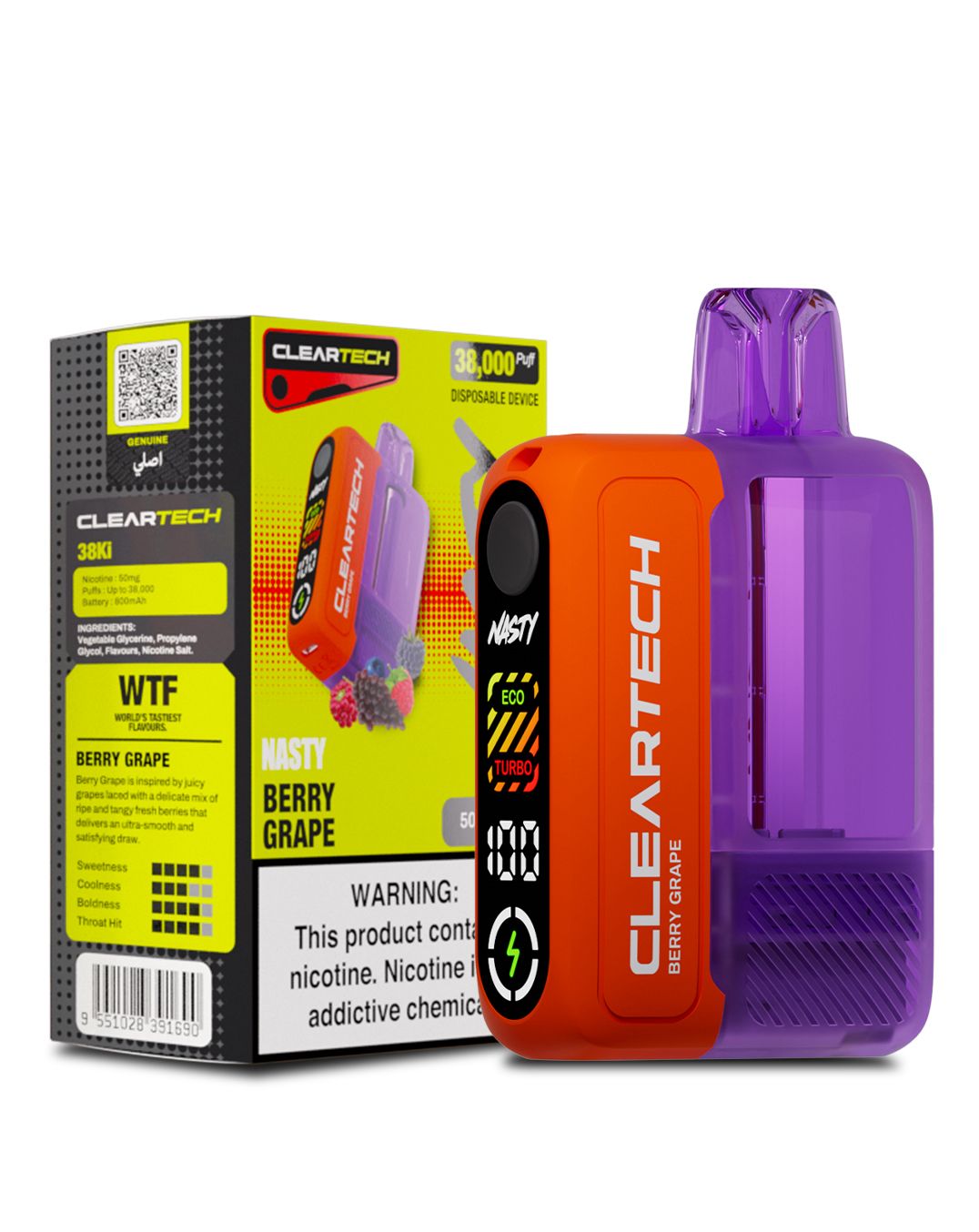 Nasty Cleartech 38K (38000) Puff Disposable