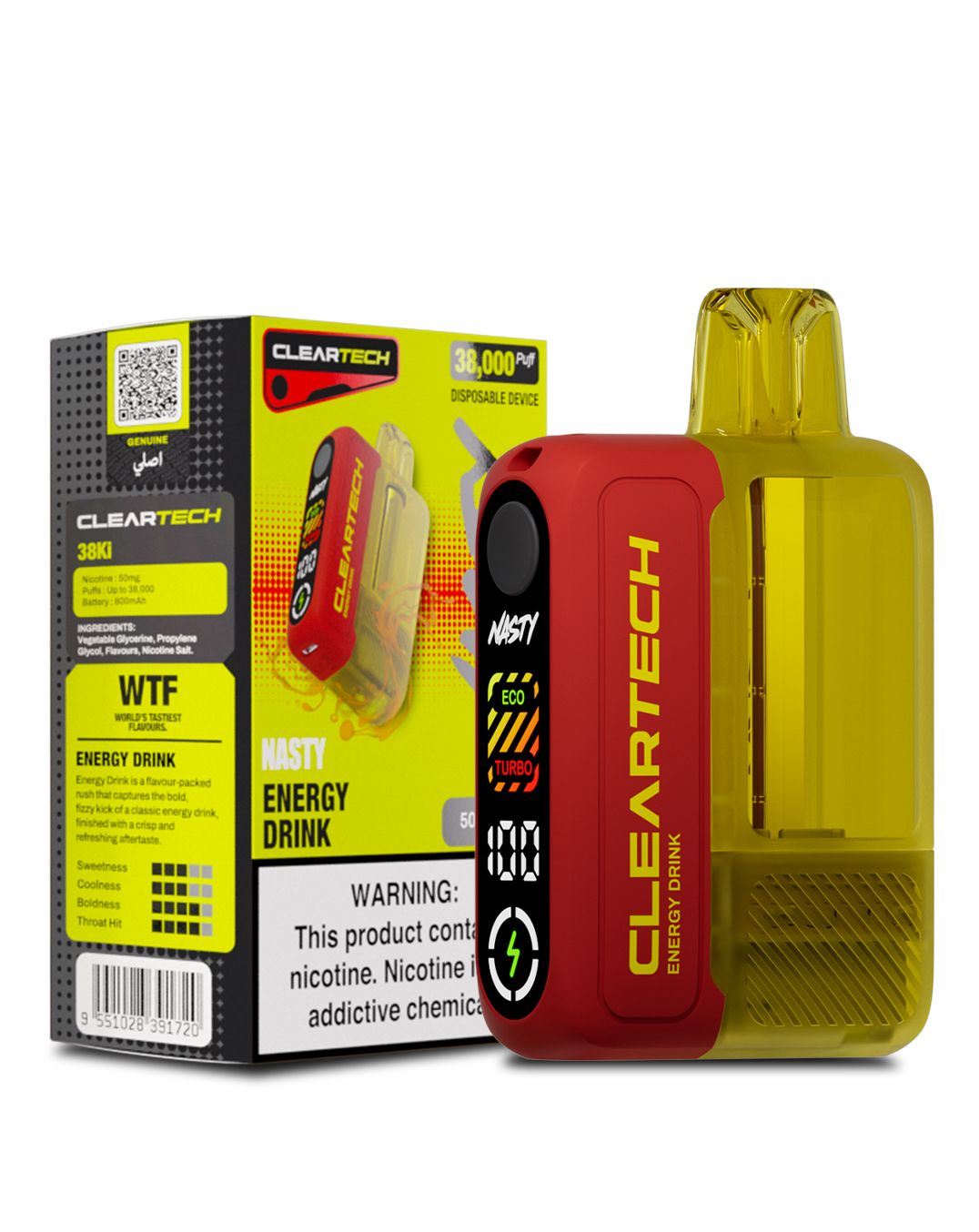 Nasty Cleartech 38K (38000) Puff Disposable