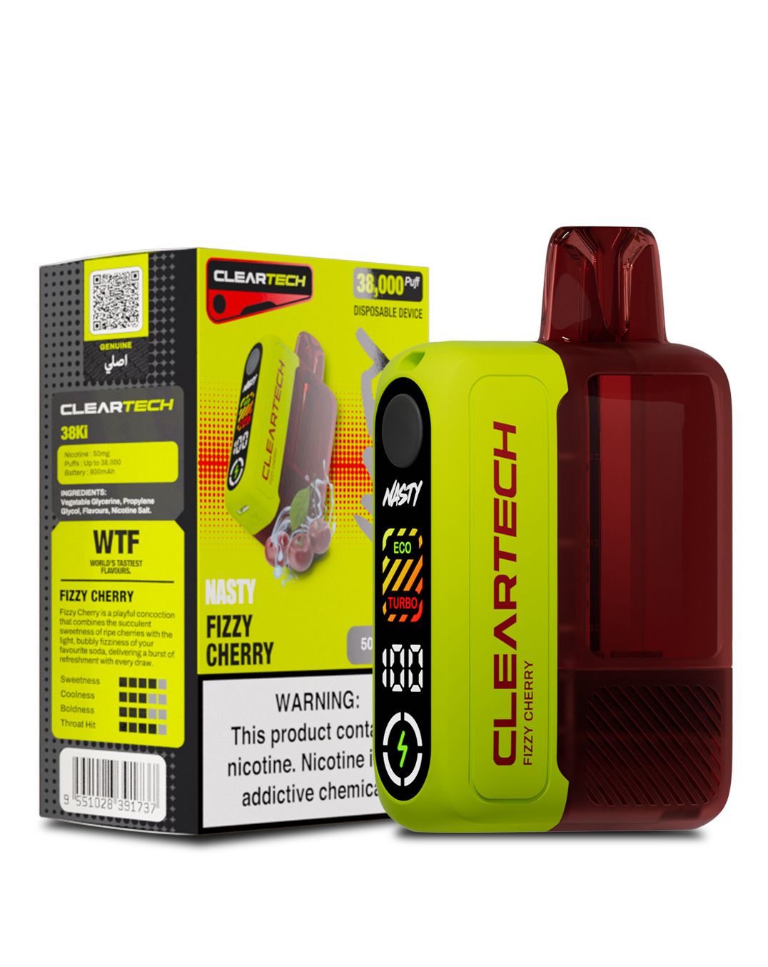 Nasty Cleartech 38K (38000) Puff Disposable