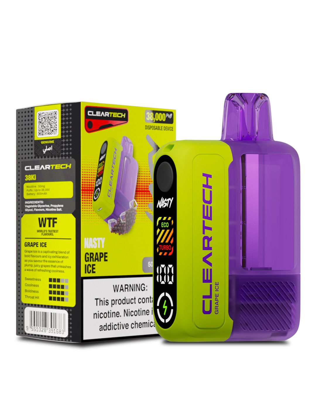 Nasty Cleartech 38K (38000) Puff Disposable