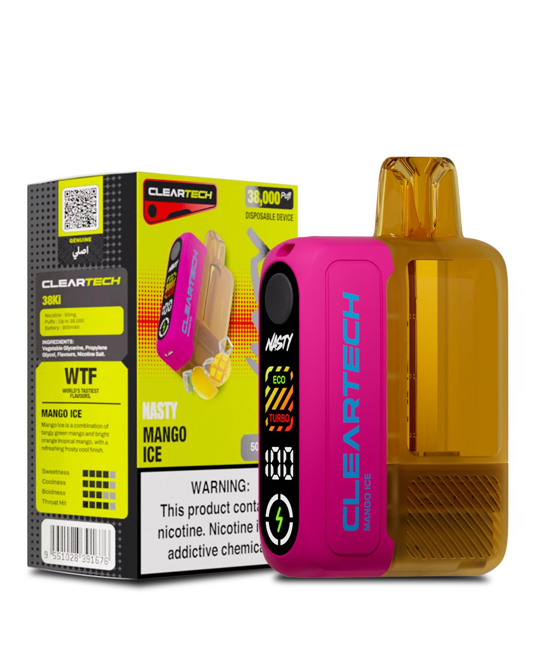 Nasty Cleartech 38K (38000) Puff Disposable