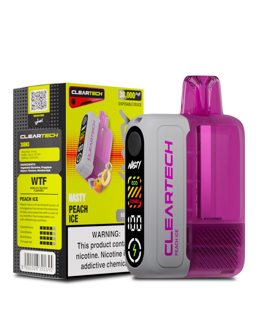Nasty Cleartech 38K (38000) Puff Disposable