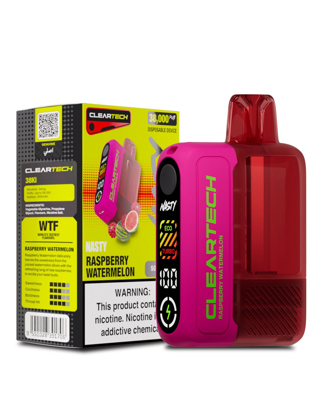 Nasty Cleartech 38K (38000) Puff Disposable