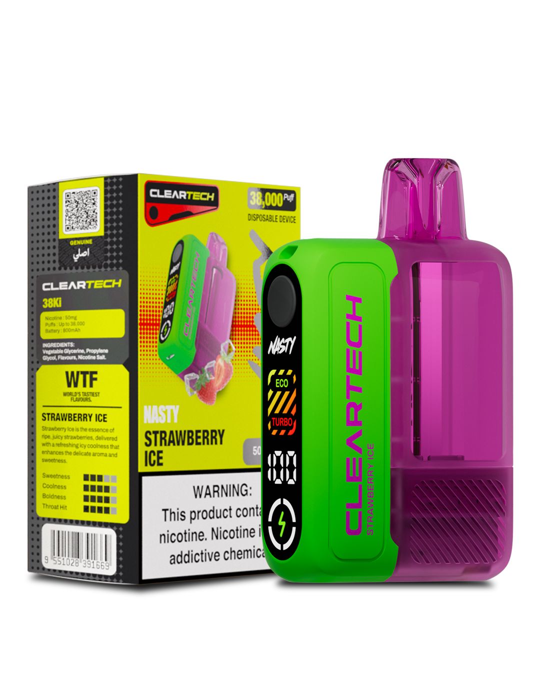 Nasty Cleartech 38K (38000) Puff Disposable
