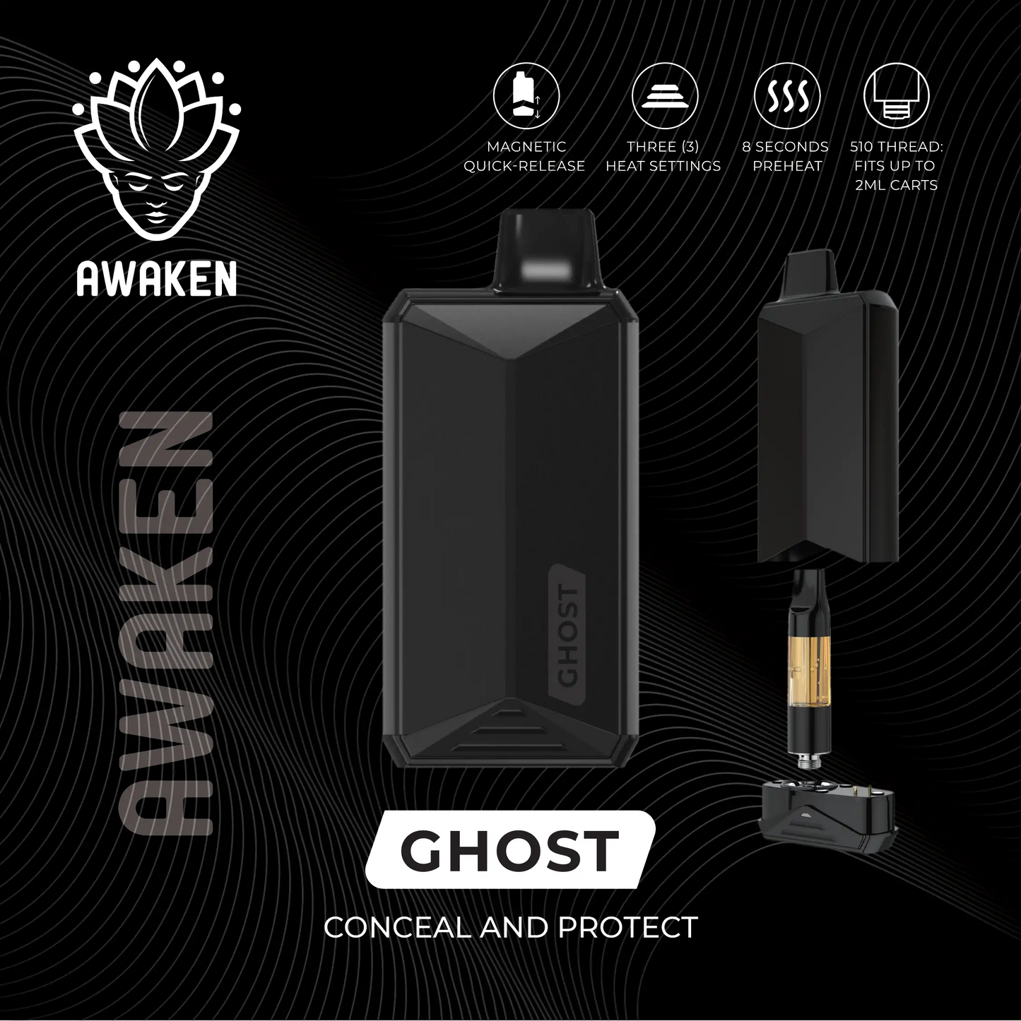 Awaken Ghost Battery - VolcanoVapes