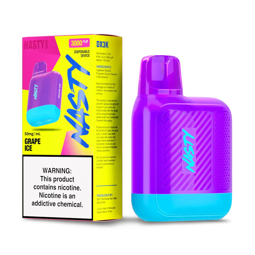 Nasty Bar Dx3K 3000 puff disposable vape