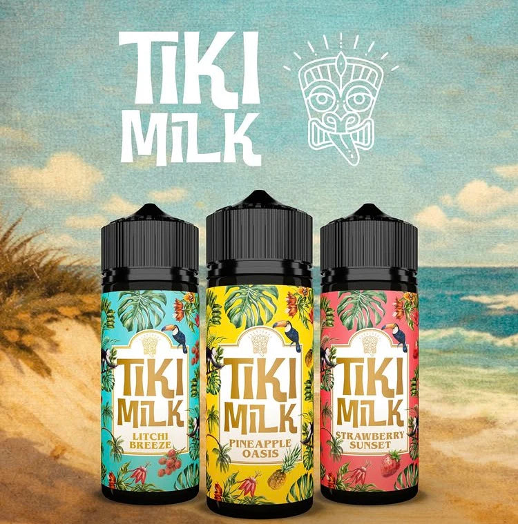 Tiki Milk Freebase Flavour Shots 120ML