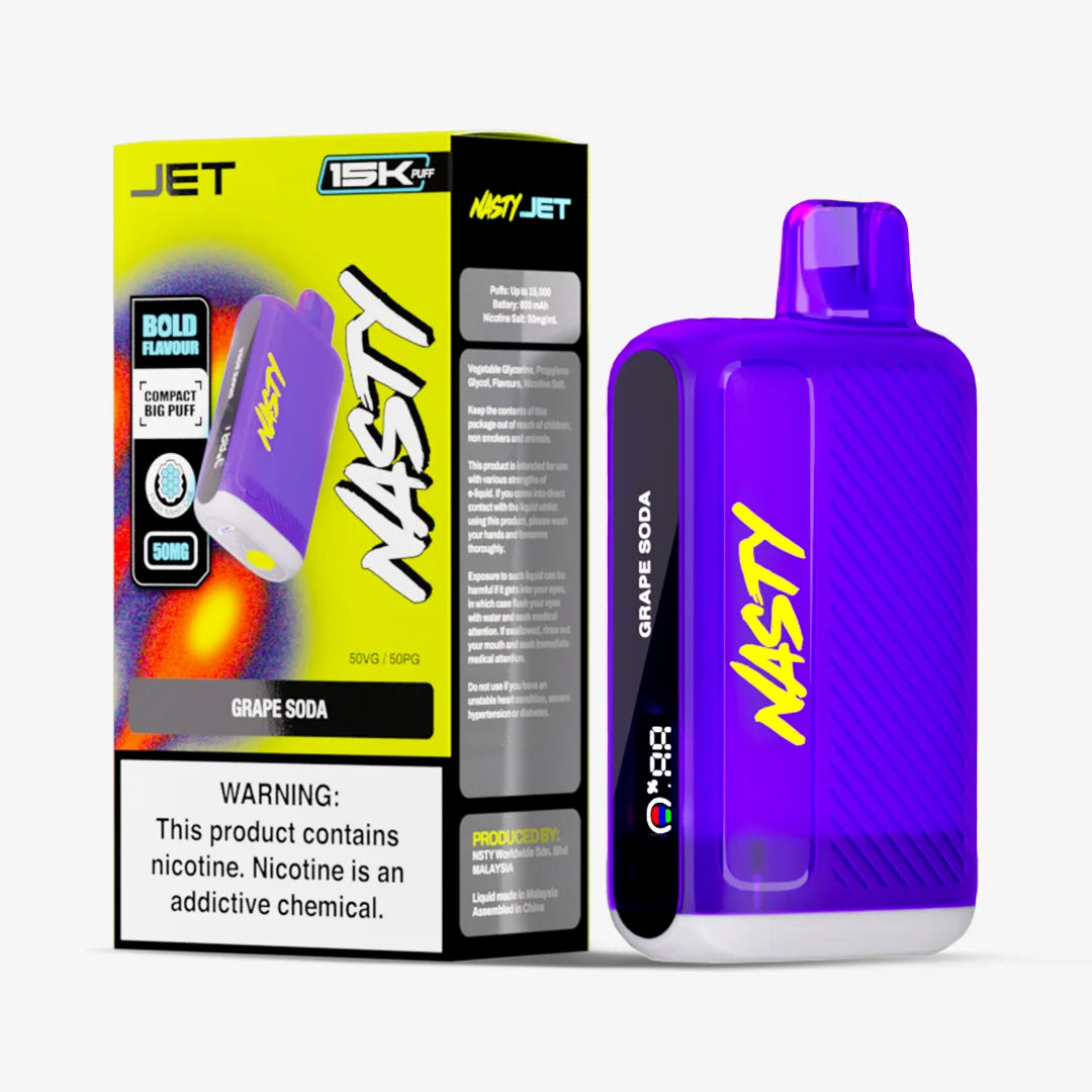 NASTY JET 15K PUFF DISPOSEABLE VolcanoVapes NASTY JET 15K PUFF DISPOSEABLE VolcanoVapes