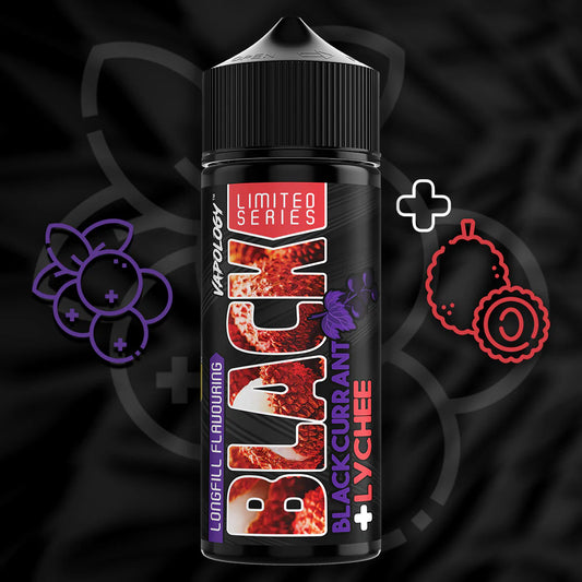 Vapology Black Series Freebase Flavour Shot 120ML