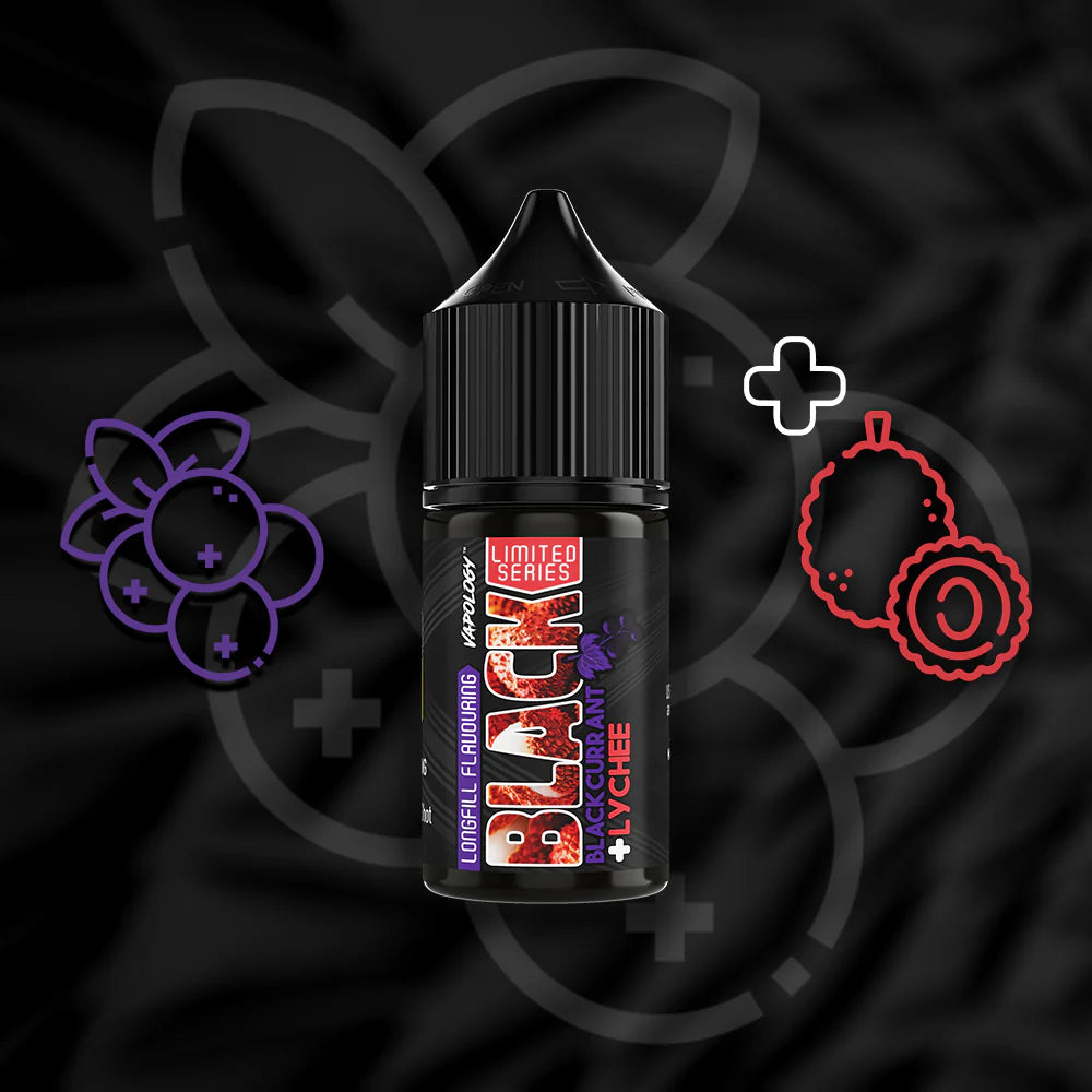 Vapology Black Series  Salt/MTL Flavour Shot 30ML