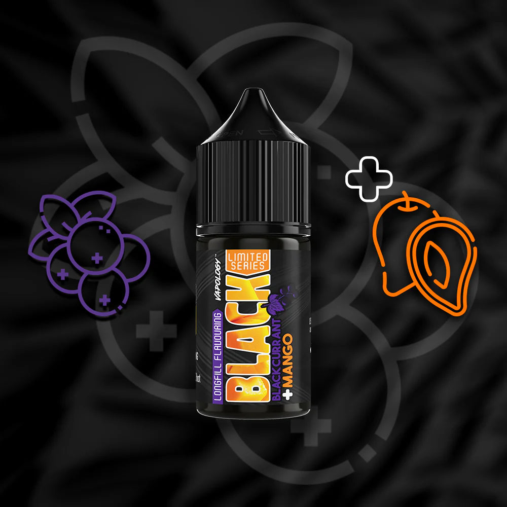 Vapology Black Series  Salt/MTL Flavour Shot 30ML