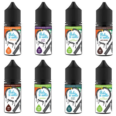 Pods & Salts 50mg Saltnic E-Liquid