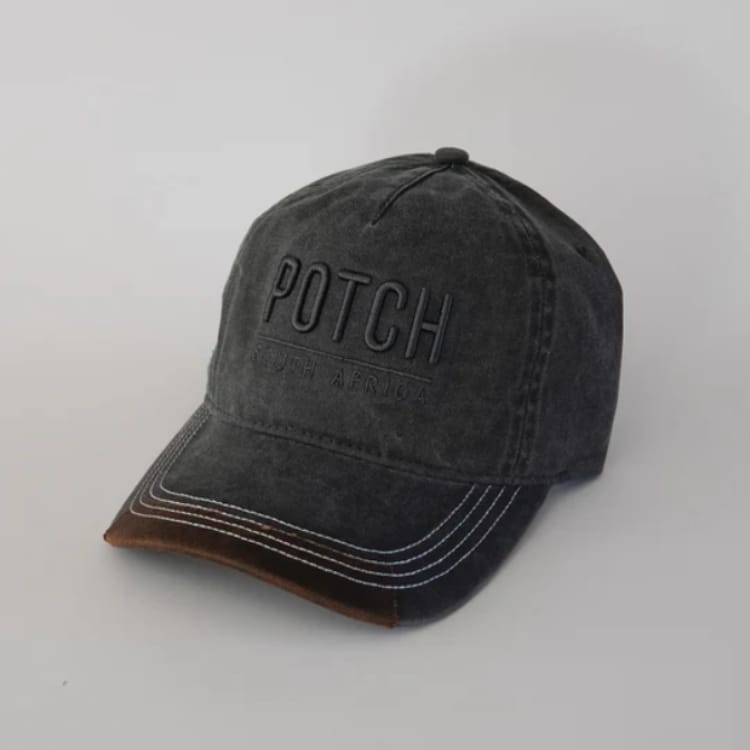 Potch Apparel Leather Cap